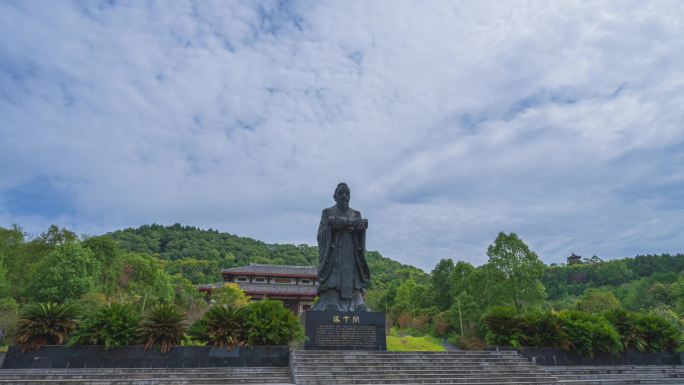 阆中春节主题公园贡院大范围延时