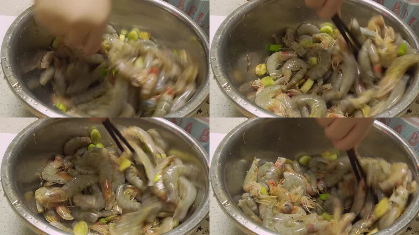 料酒葱姜腌制鲜虾 (3)
