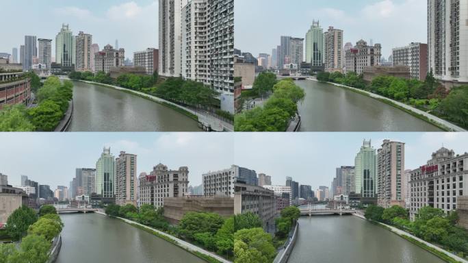 4K上海外滩城市航拍