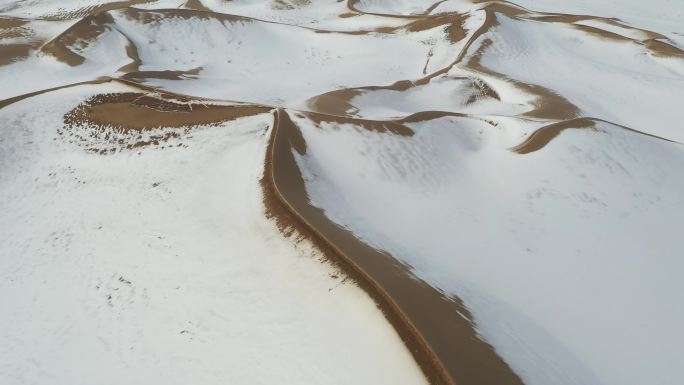 雪盖沙丘