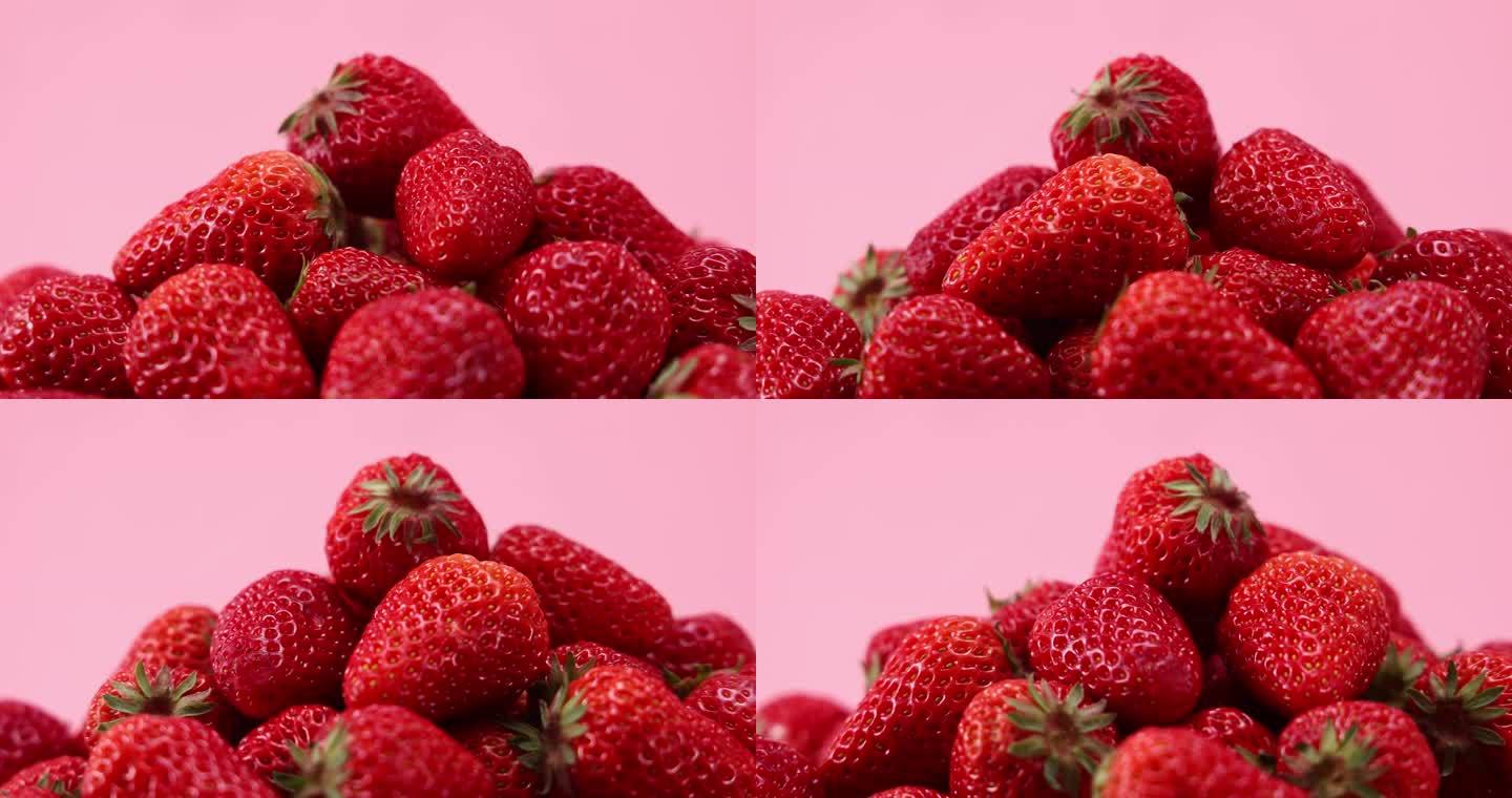 水果草莓 视频素材