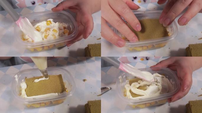 芒果蛋糕盒子制作 (2)