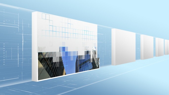 广告宣传片立体图片轮流展示 【原创】