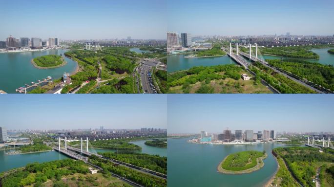 【4K郑州】龙湖滨湖湿地公园