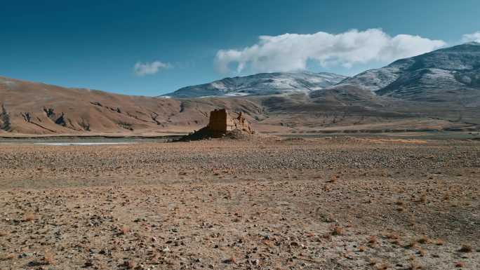 西藏旅游风光古代烽火台遗址