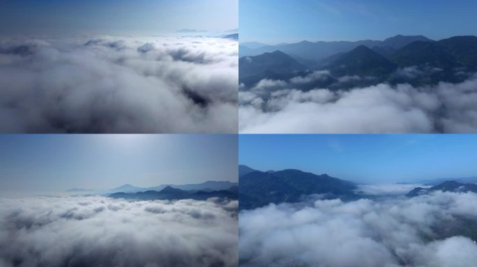 【4k合集3】航拍青山与云海