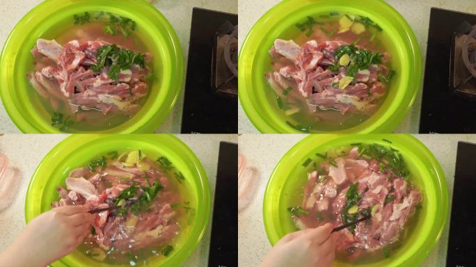 美食制作清洗鸭货 (1)