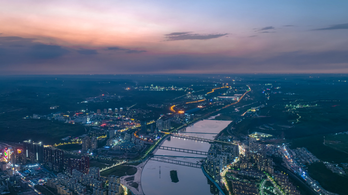 神木大柳塔夜景