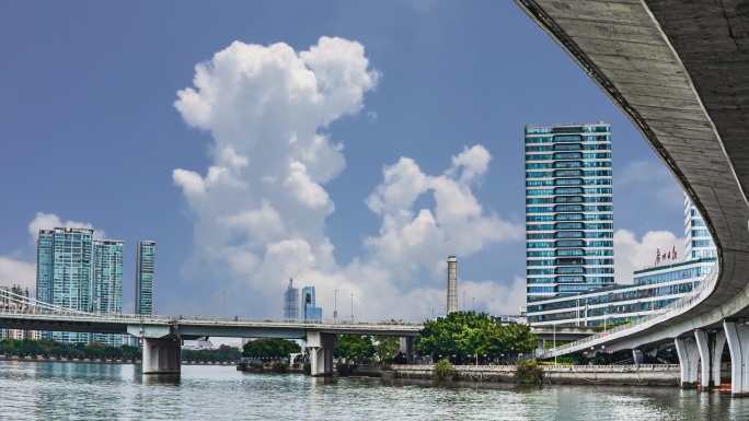 广州珠江两岸风景