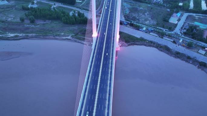 齐河黄河大桥夜景