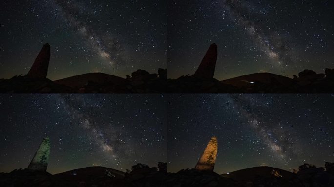 山西五台山 星空 延时