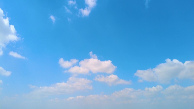 城市蓝天白云风景延时摄影视频素材94