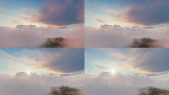 日出天空云层视频素材