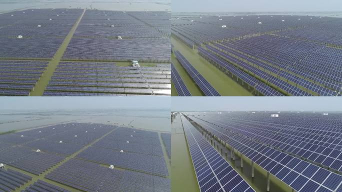新能源太阳能发电站光伏发电合集