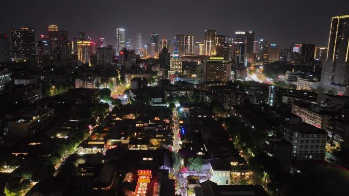 成都 宽窄巷子 夜景