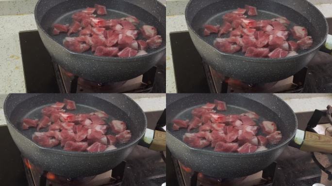 切肉处理猪肉去血沫 (2)