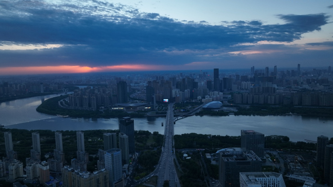 沈阳傍晚  沈阳夜景