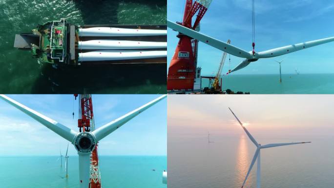 风机发电清洁能源环保风电新能源风机安装