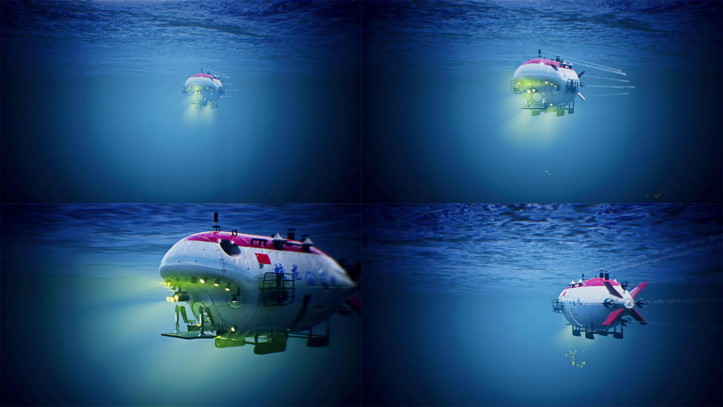 4k蛟龙号国之重器潜水器