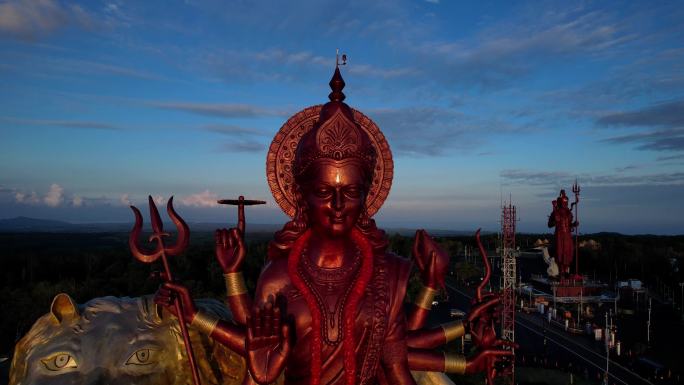 【4K航拍】印度神像雕像-微距环绕拍摄