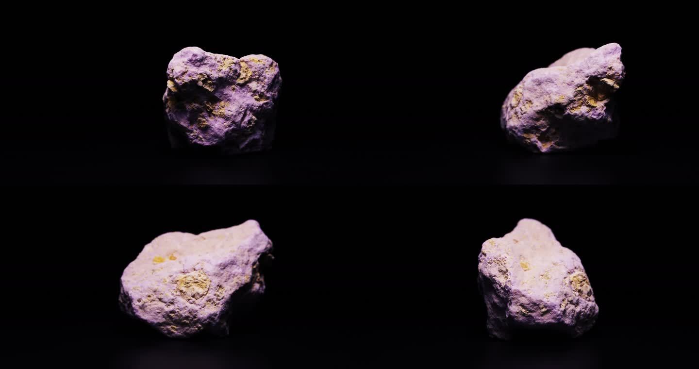 紫磷铁锰矿矿石标本