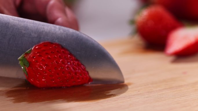 水果草莓 视频素材