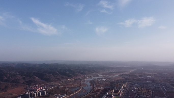 DJI航拍县城沁源