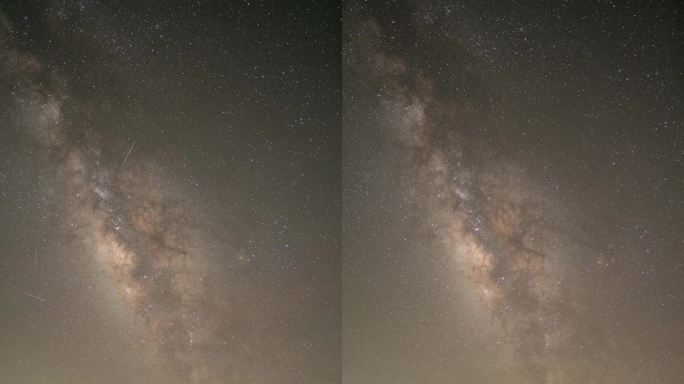 浏阳大围山星空夜转日