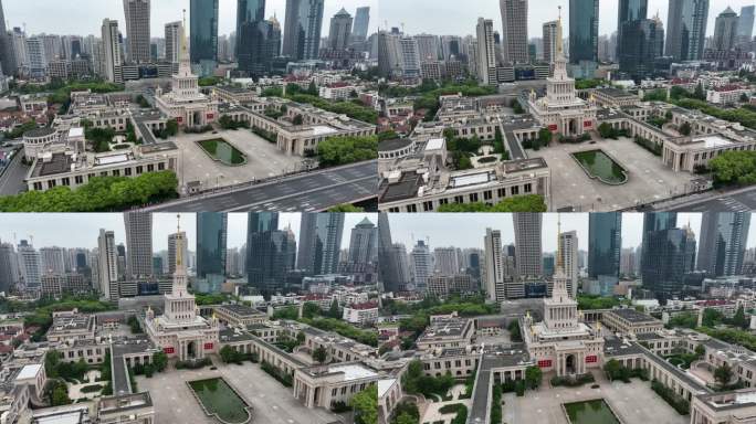 4K上海城市地标航拍
