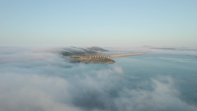 平潭海峡公铁大桥 平潭风车