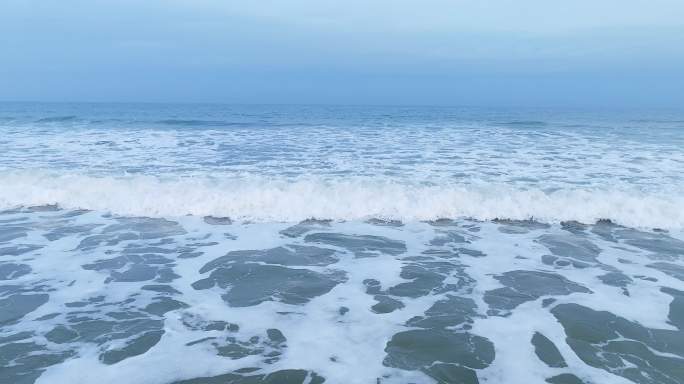 阳江海陵岛大海海岸海浪01