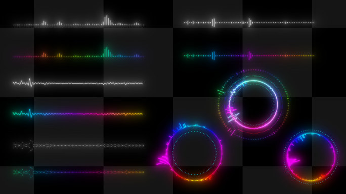 动感音波波形可视化_AE模板