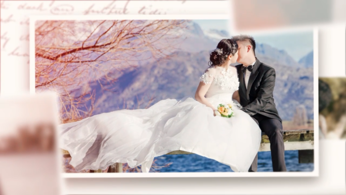 温馨婚礼结婚多图文照片展示电子相册