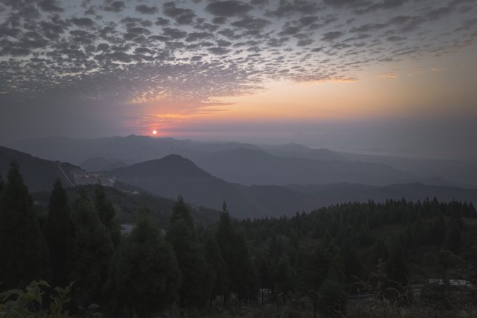 九宫山日出