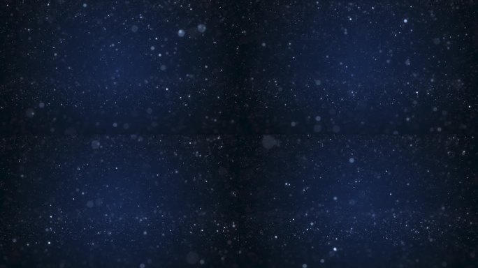 4K清新蓝色动态粒子雨光斑背景视频