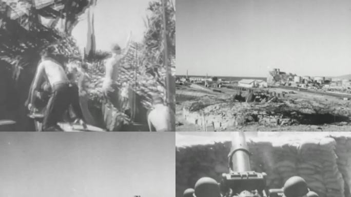 日军空袭美军基地 空袭中途岛 高射炮