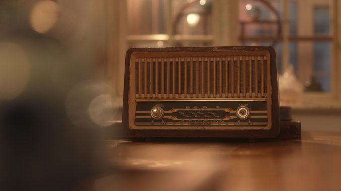 唯美老式收音机