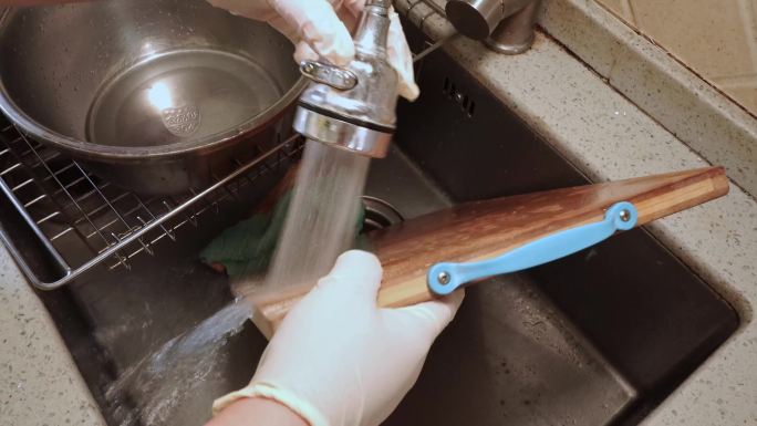 清洗菜板子剪刀厨房用品 (2)