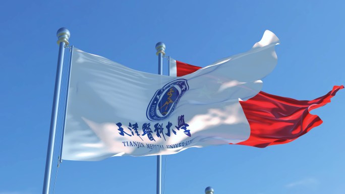 天津医科大学旗帜