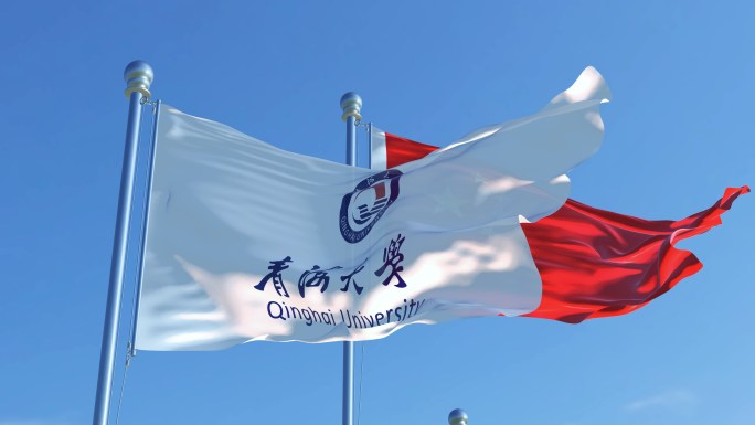 青海大学旗帜