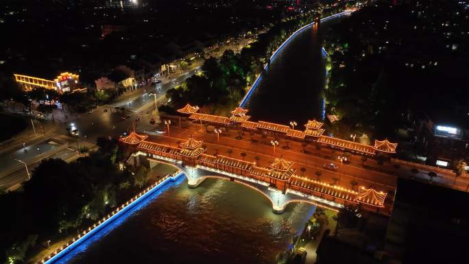 东关古渡 京杭大运河 大运河夜景 东关街