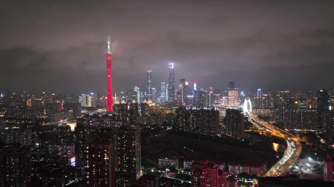 赤岗视角中轴夜景