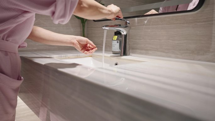 高档盥洗室 洗手