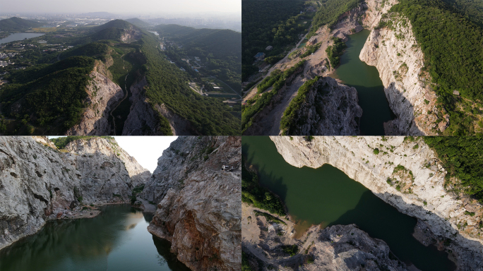 山川峡谷航拍视频