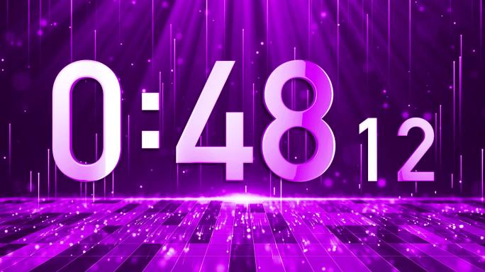 高端粉紫色2分钟液晶正数顺数计毫秒宽屏
