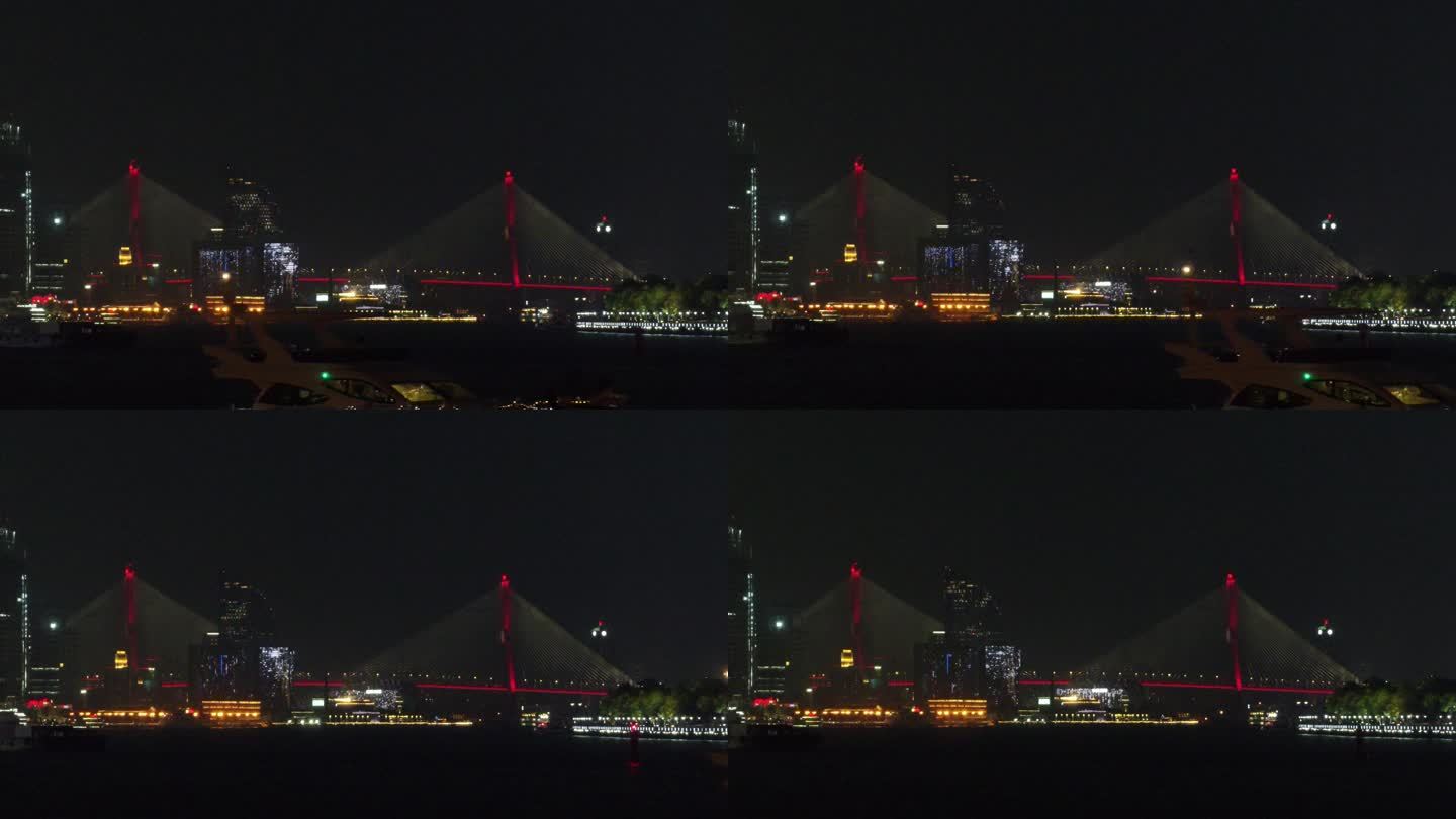 2023上海杨浦大桥游轮夜景