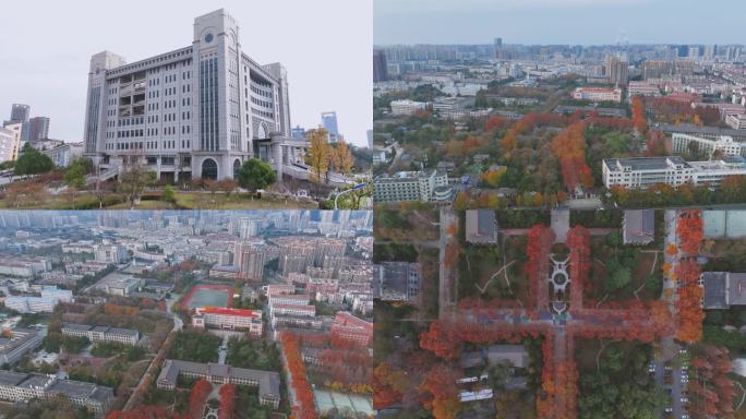 安徽农业大学 航拍 城市  大学 宣传片