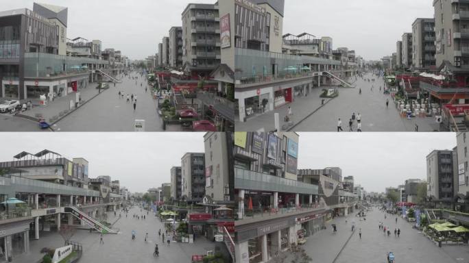 深圳龙华区大浪街道后浪新天地商业中心航拍