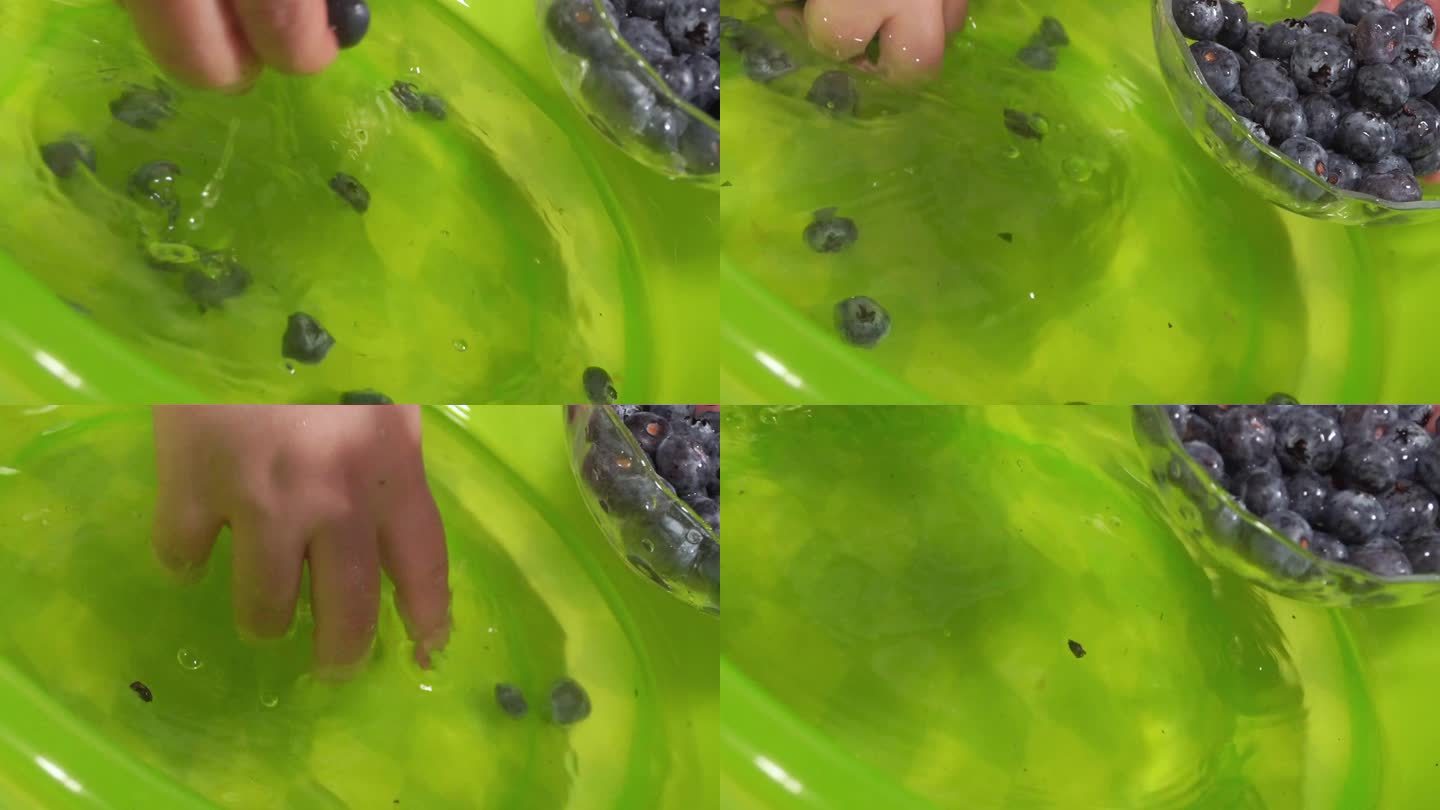 水盆清洗蓝莓 (1)