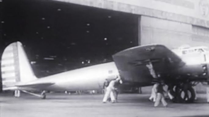 30年代美国波音公司飞机制造厂